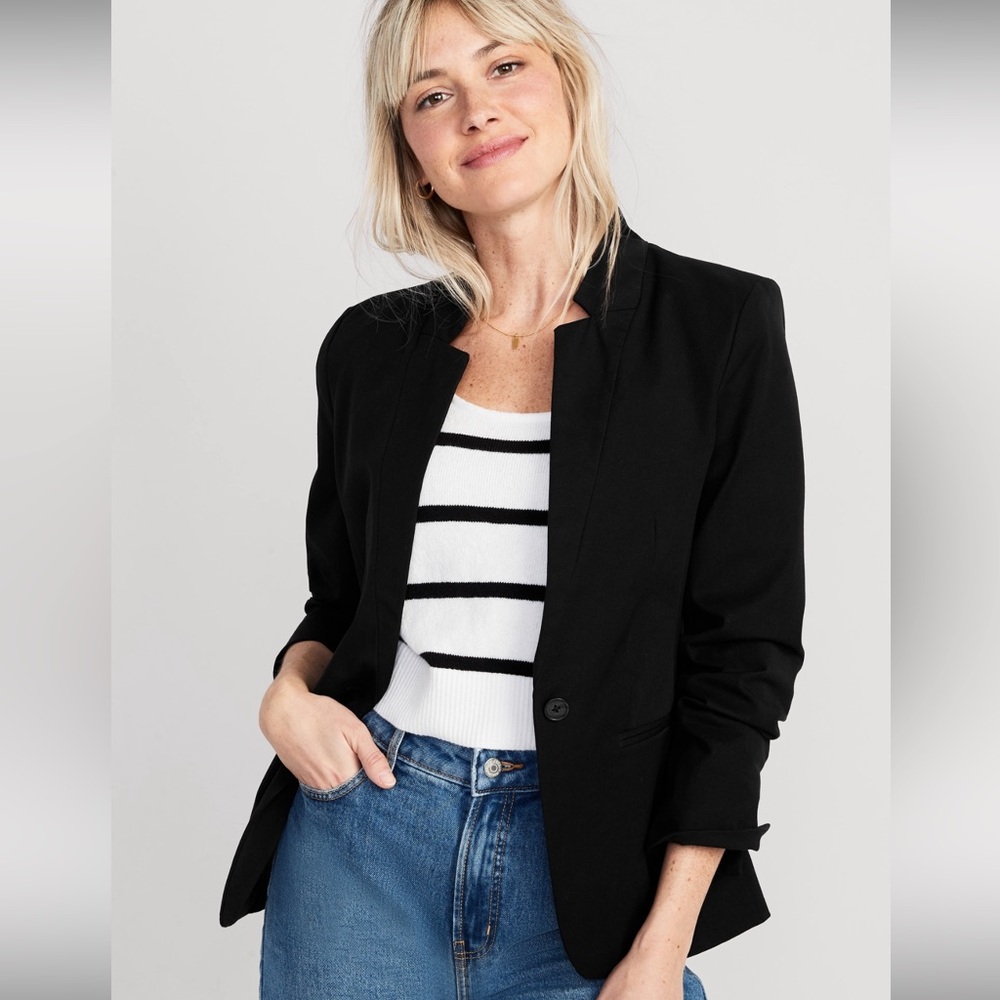 Gray Old Navy Pixie Blazer